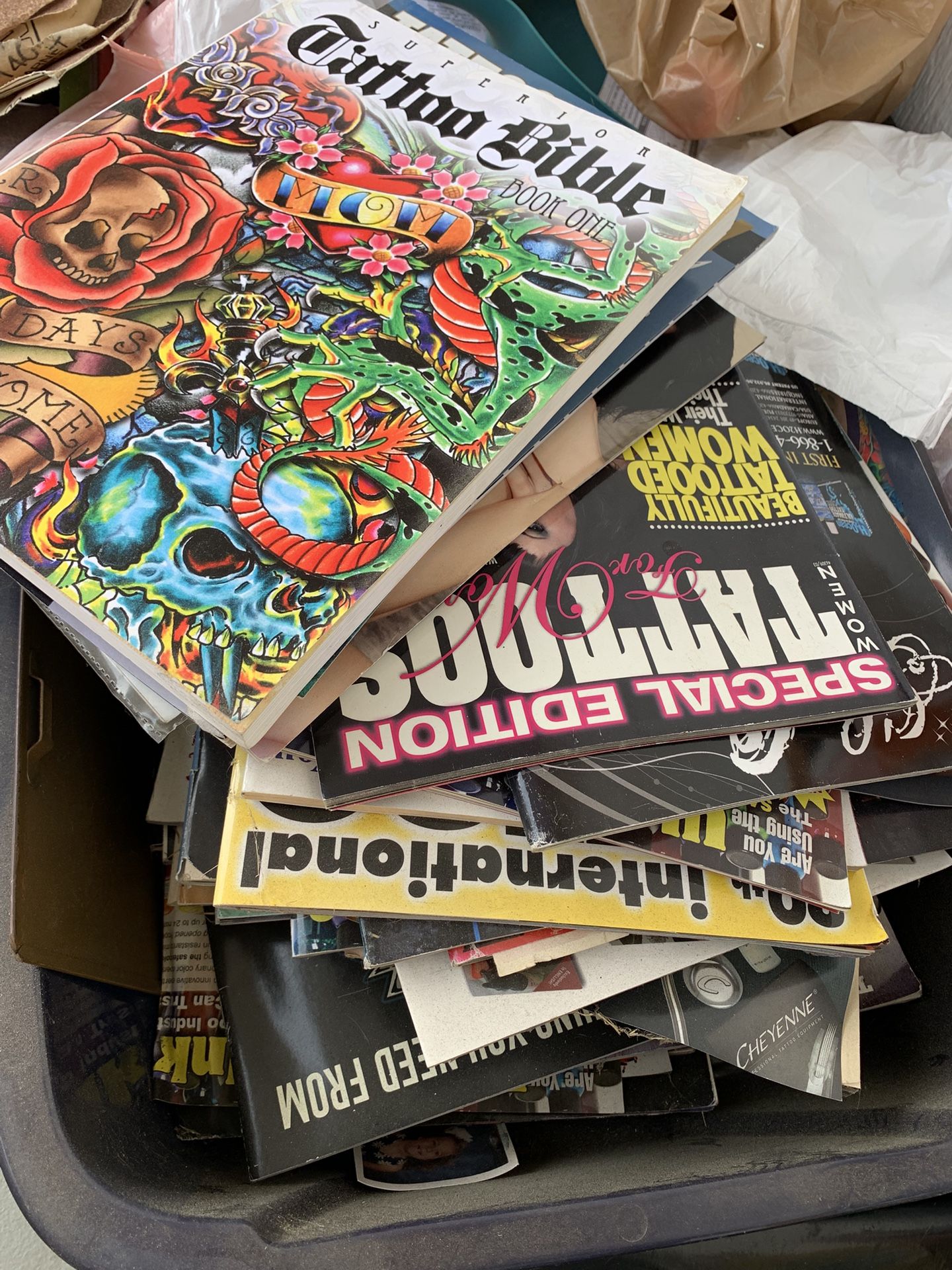 Tattoo Magazines, Perfect For A Tattoo Shop Owner , 