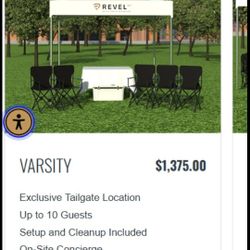 USC AND UCLA GAME TAILGATE SPOT 