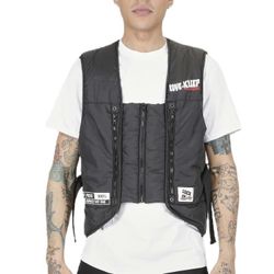 Men’s black designer vest all sizes