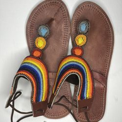 Summer Leather Sandals