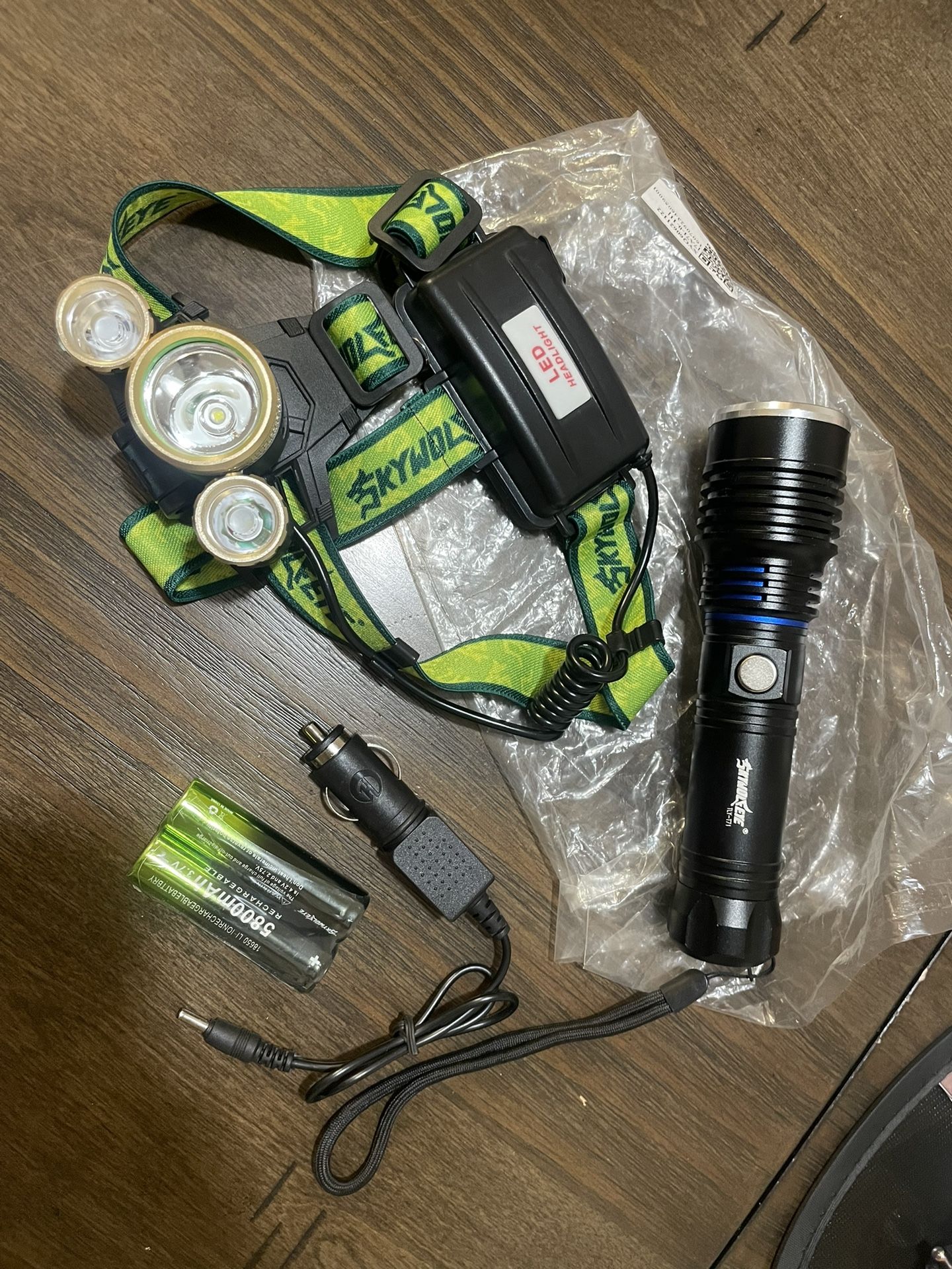 Skywolfeye LED Headlamp And Flashlight