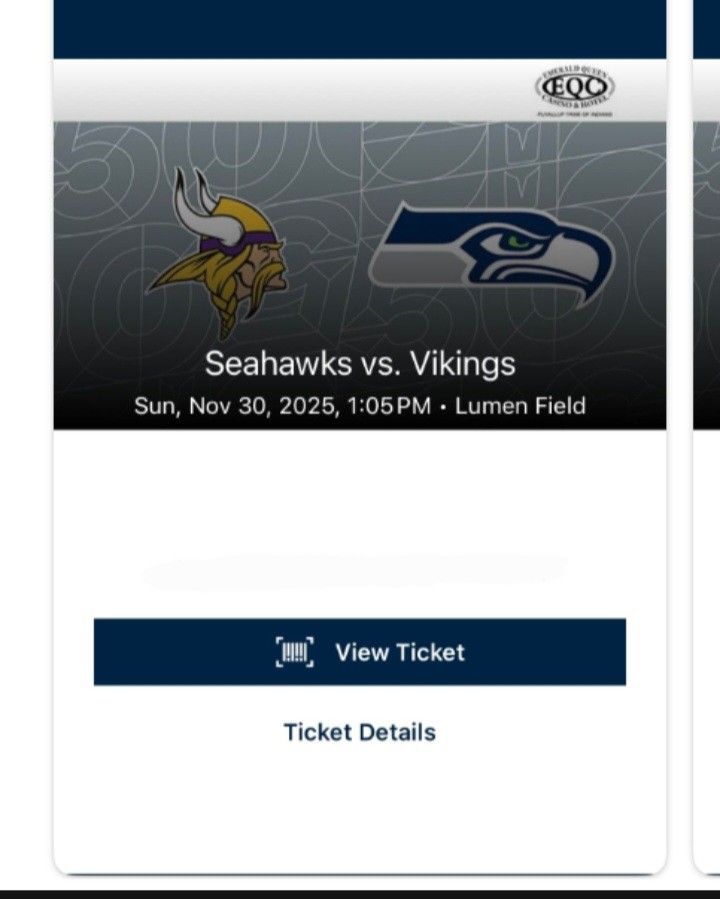 Seahawks Vs Vikings Game