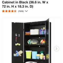 Husky Metal Cabinet 72x36 W Lock