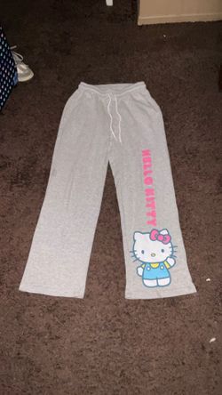 Grey Hello Kitty Sweatpants