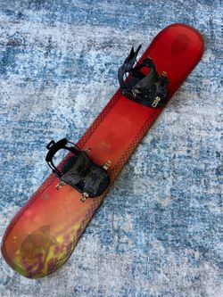Morrow 154 cm snowboard/flow rear entry binding/new wax-also sell boots/goggles/helmets/snow pants/coat/glove