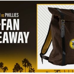 San Diego Padres All-Fans Giveaway Backpack