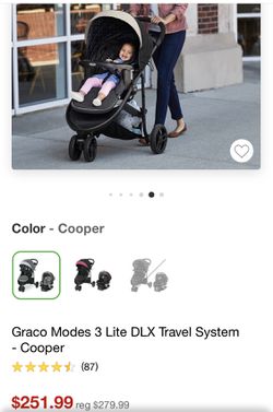 Graco Lite DLX Stroller and Car Seat