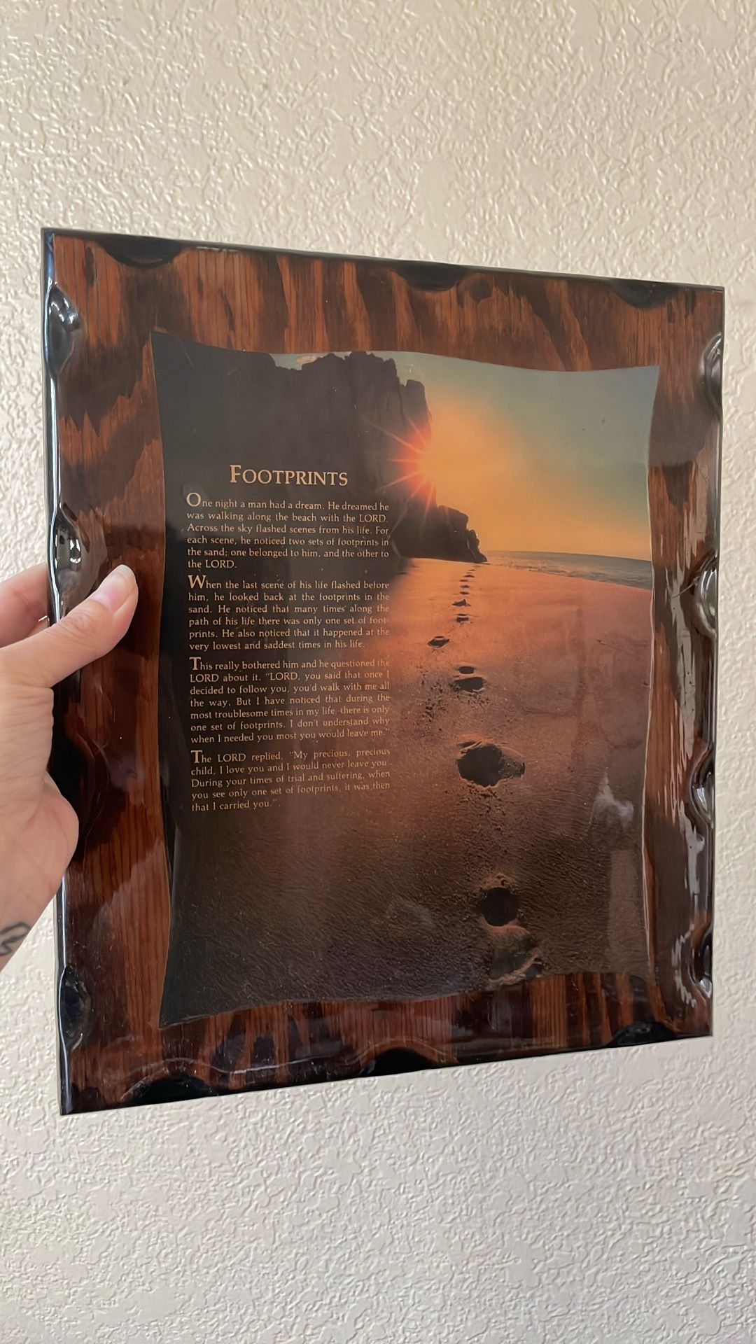 Wooden Footprints Decor