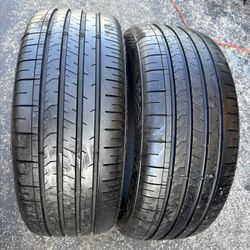 Set of 2 Nice Tires 245/45/18 ( We Install & Balance)