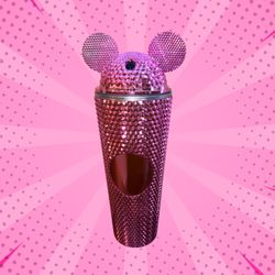 Mickey Mouse Cup (With Straw)