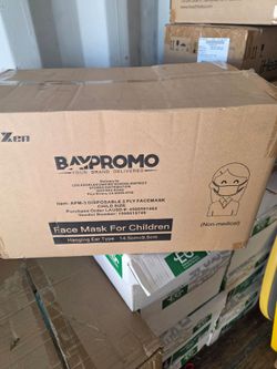 Box of kids disposable filtration mask