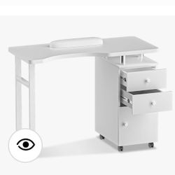 Manicure Or Makeup Desk In Color White 