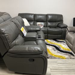 GORGEOUS GRAY MADRID SOFA AND LOVESEAT!$999!*SAME DAY DELIVERY*NO CREDIT NEEDED*EASY FINANCING*HUGE SALE*