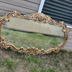 Ornate Gold Framed Mirror