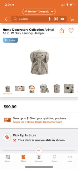 Home decorators grey laundry hamper