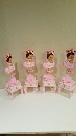 Se asen areglos.para baby shower