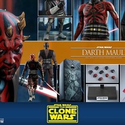 Hot Toys TMS024 Darth Maul Star Wars The Clone Wars 1/6 Figure
