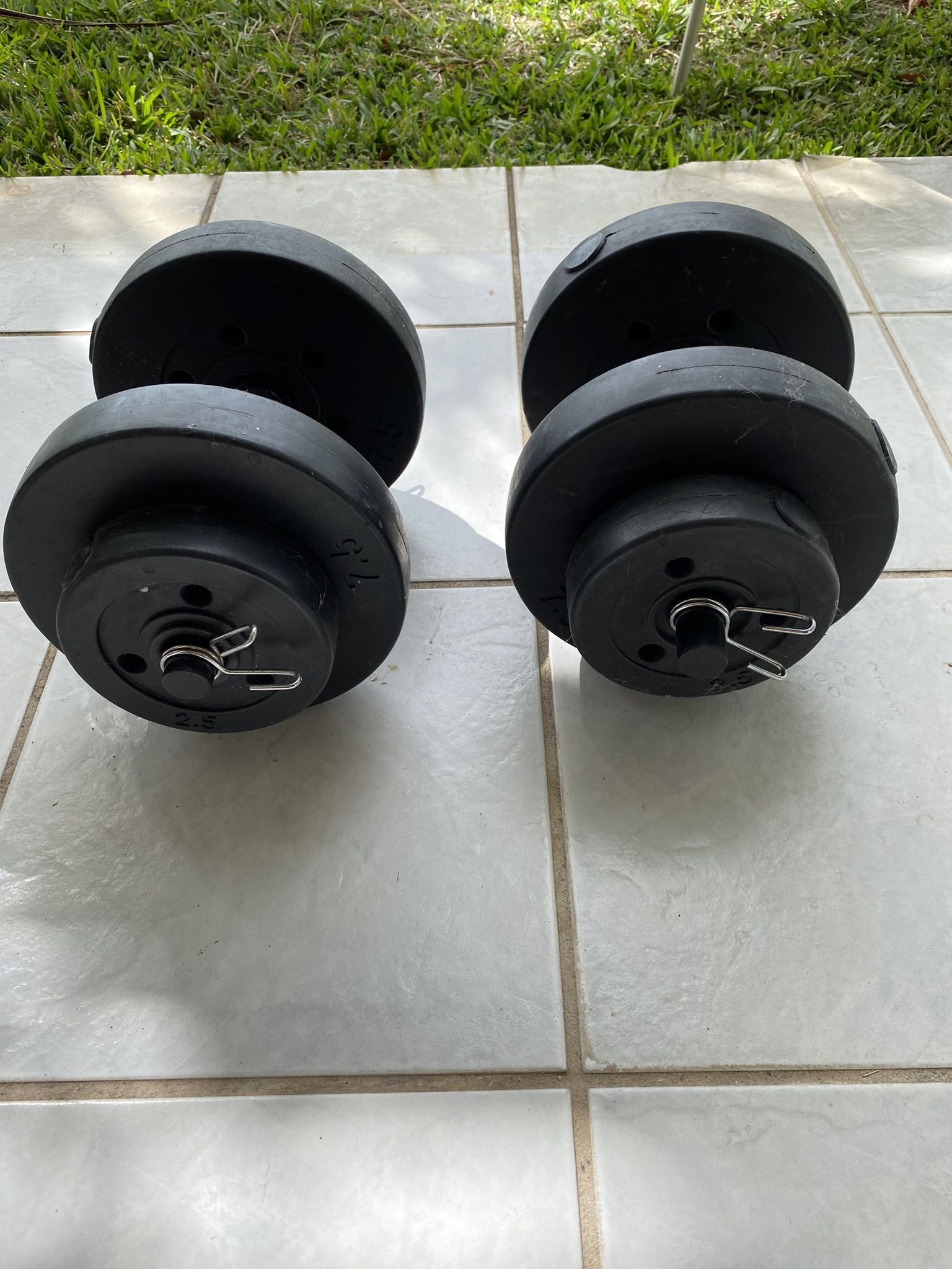 25 Lb Set of Weights!  Only $1 Per Pound. 
