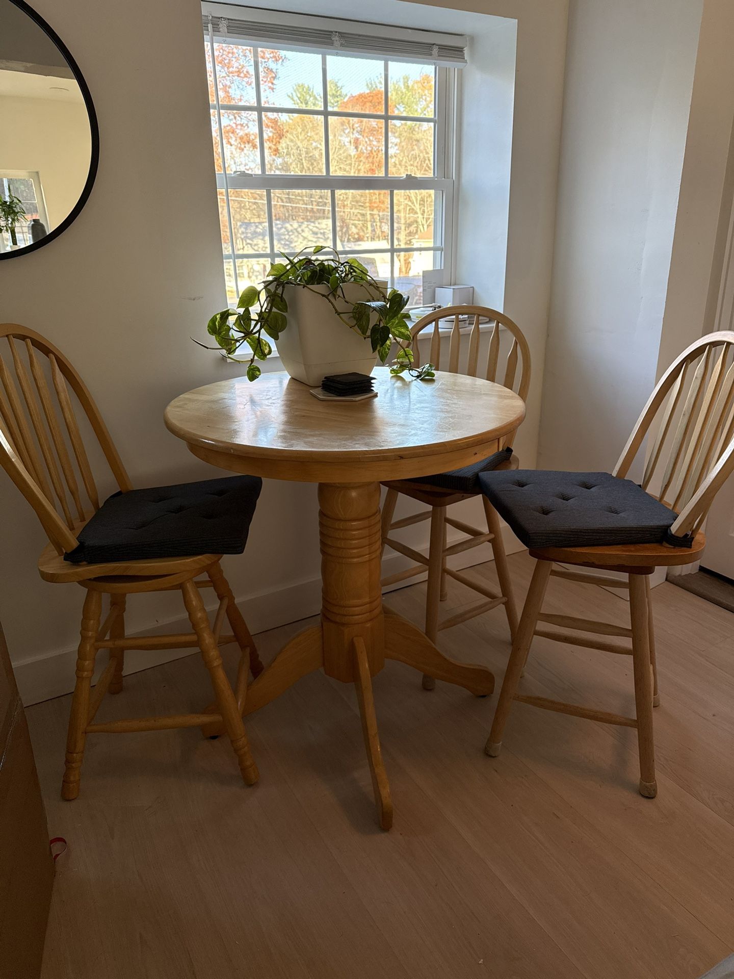 Table and Stools - Bar Height 