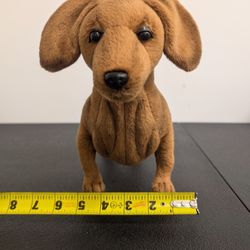 Stuffed Animal Dachshund Hansa Realistic Life Sized (6420)
