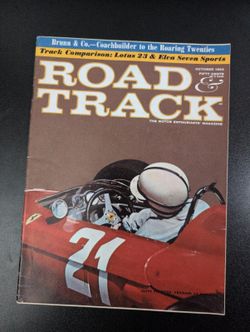 Road & Track October 1963 Vintage Magazine Lotus Elan Feature