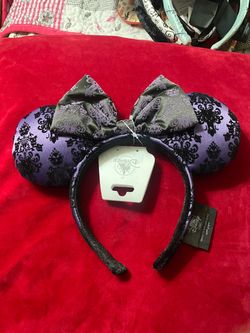Disney Haunted Mansion Minnie Ears Headband