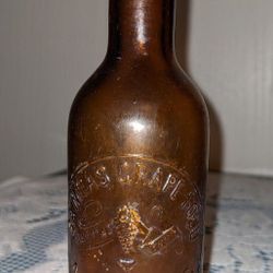 Antique California Sanita Grape Food Sample Bottle