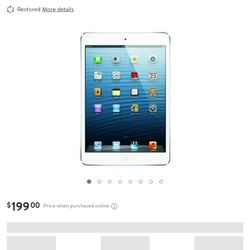 iPad Mini White 