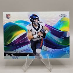 2024 Topps Chrome Bo Nix Helix RC SSP