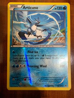 Pokemon Articuno 16/108 XY Roaring Skies Reverse Rare Holo LP 🧊