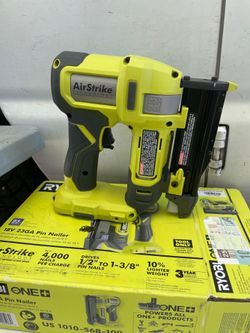 RYOBI ONE+ 18V Cordless Airstrike 23-Gauge Pin Nailer (Tool Only)