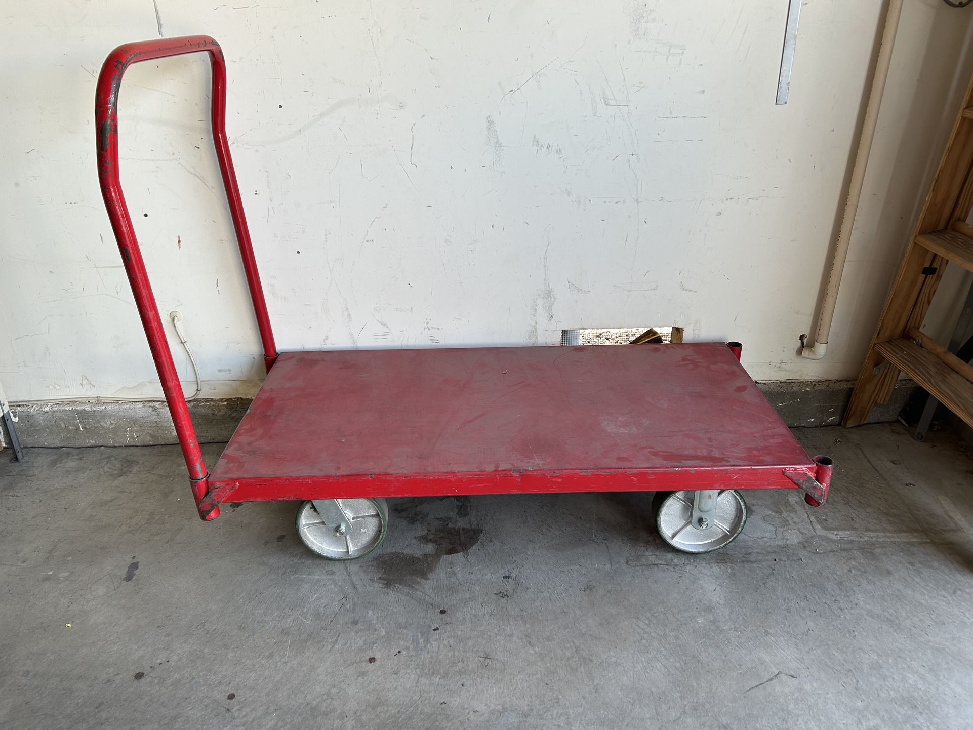 DAYTON RED FLAT CART PLATFORM TRUCK 24 x 48 80..oo for Sale in Las Vegas, NV OfferUp