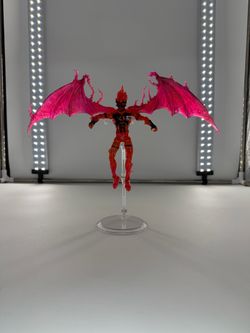 Inhuman torch Action Figure with Wings on Display Stand