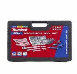 Duralast 180 piece socket wrench kit  brand new