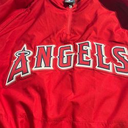Angels coaches sweater with detachable sleeves