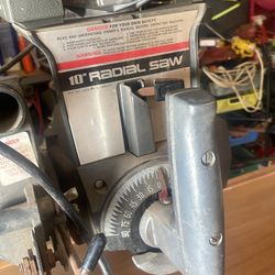 10" craftsman radio alarm saw