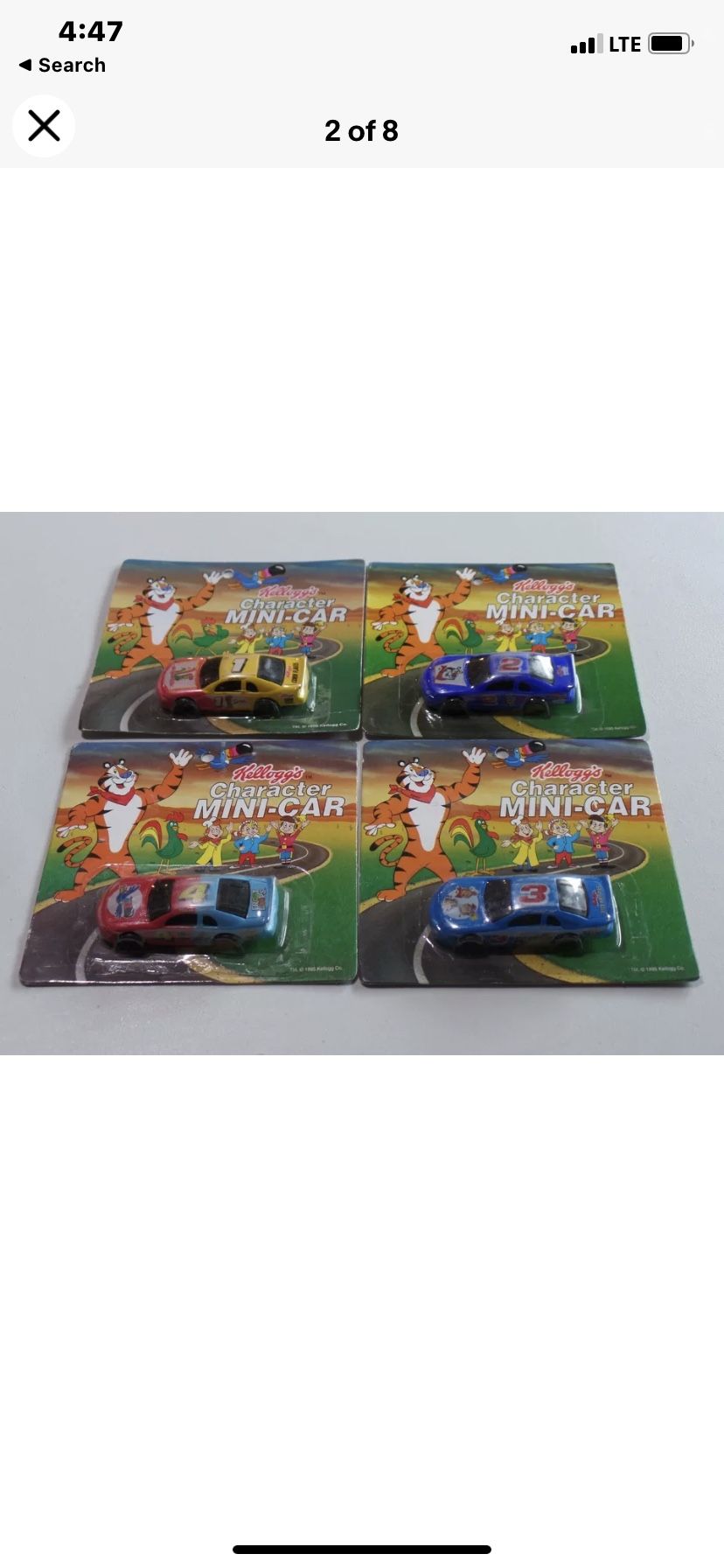 Kellogg character many cars