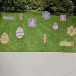 Yard Sign Easter 33pc