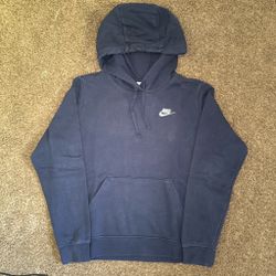 Nike Club Fleece Pullover Hoodie Navy
