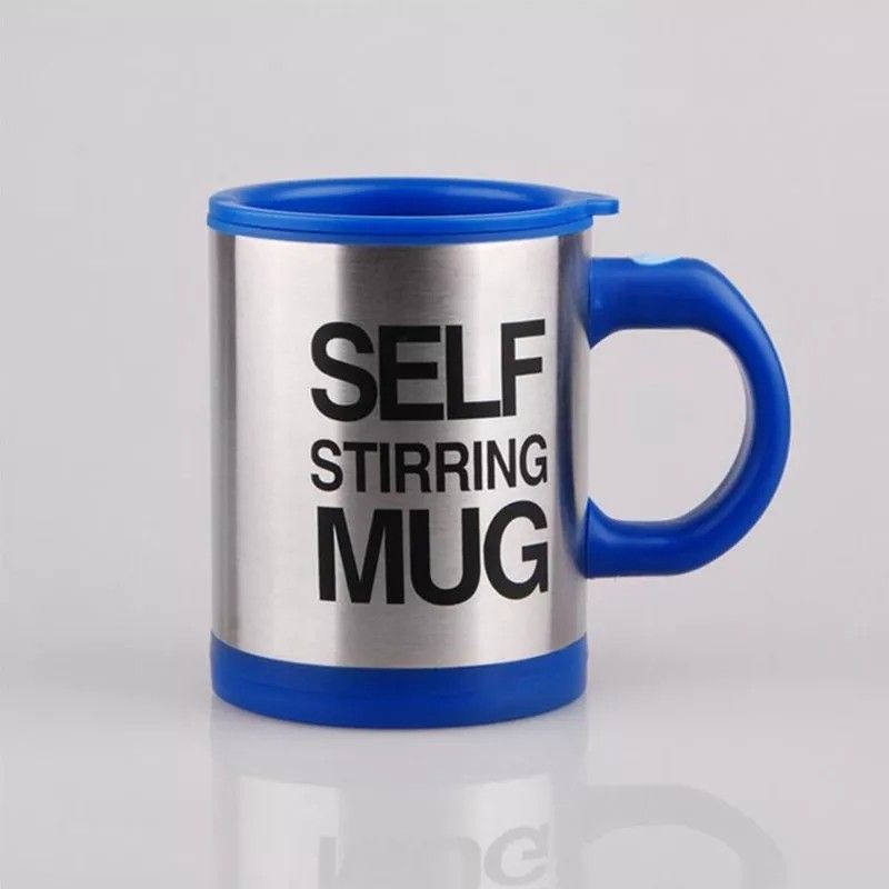 Self Stirring Coffee Mug Cup - 400ml Automaticl Electric Stainless Steel Self Mixing & Spinning Home Office Travel Mixer Cup