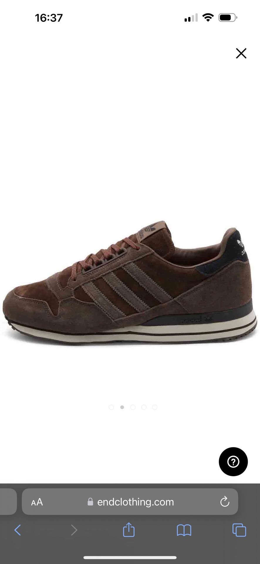 adidas originals ZX 500 BROWN & CORE BLACK men's US 9.5 for Sale