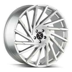Strada Xcess X02 Brushed Face Silver Wheels Rims