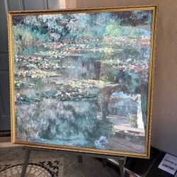 Monet Water Lillys Print Professionally Framed