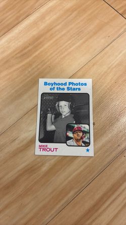 Mike trout little league