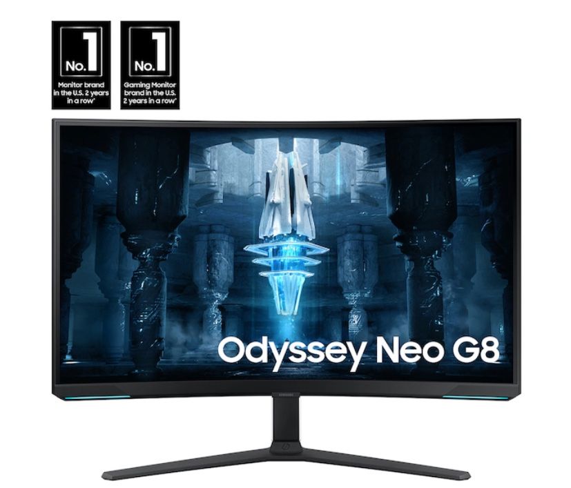 32" Odyssey Neo G8 4K UHD 240Hz, Curved Gaming Monitor
