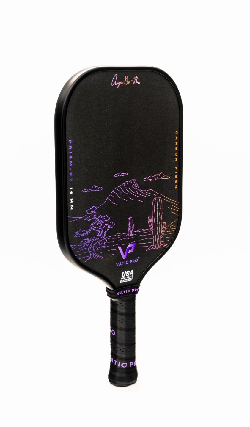 Vatic Pro Augie Ge Special Edition Prism V7 16mm Pickleball Paddle, New With Cover