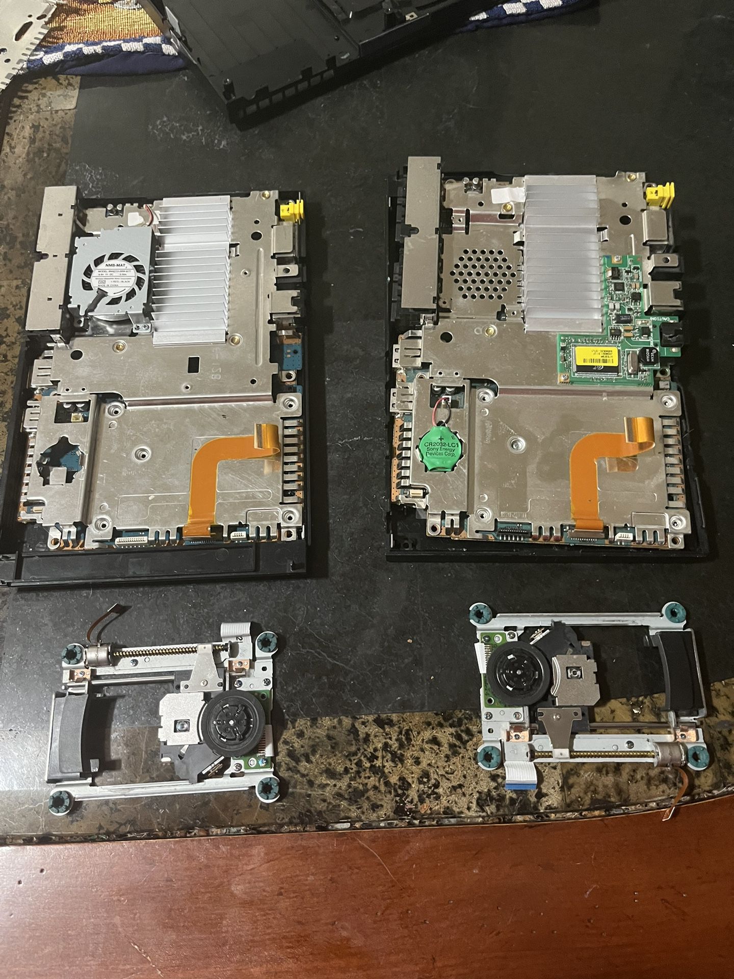 2 Taken Apart Ps2’s (FOR PARTS)