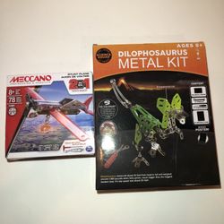 (2) NEW Engineering And Robots Metal Model Kits