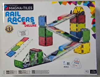 MAGNA-TILES Rail Racers Magnetic Building Set