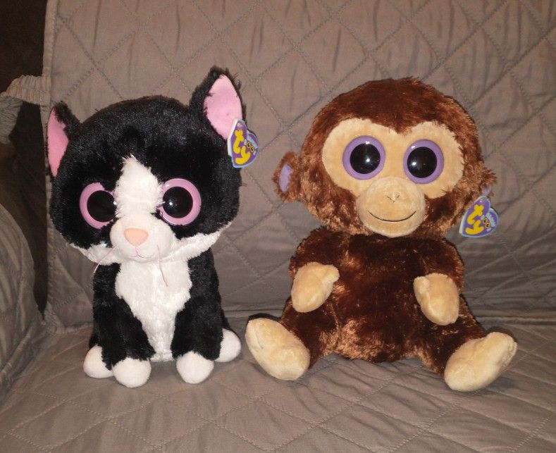 2 TY Beanie Boo's Collection Plushes